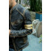 Men’s Motorcycle Biker Vintage Cafe Racer Distressed Black Real Leather Jacket