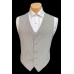 Men's Black & Ivory Houndstooth Tuxedo Vest Formal Victorian Wedding Medium Tall