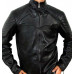 Batman Justice League Black Leather Jacket Costume 