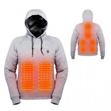 Plus Outdoor Electric USB Heating Sweaters Hoodies Men Winter Warm Heated Jacket