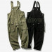 Men`s Denim Bib Overalls Loose Fit Baggy Street Hip Hop Japanese Suspender Pants