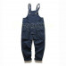 Men`s Denim Bib Overalls Loose Fit Baggy Street Hip Hop Japanese Suspender Pants