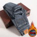 Winter New Men's Brushed Warm Jeans Slim Fit Thickened Elastic Denim Pants