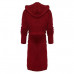 Winter Plush Lengthened Shawl Bathrobe Home Clothes Long Sleeved Robe Hood Coat