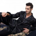 Mens Silk Satin Pajamas Pyjamas Set Sleepwear Set Loungewear Fits All Seasons