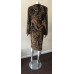 Couture Animal Print Leopard Faux Fur 2 Piece Jacket Formal Party Skirt Suit 8