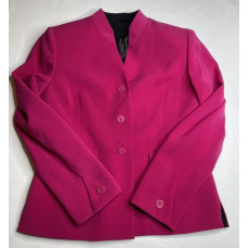 Women’s Dress Suit- Jacket w/ Skirt, Size 4, Fuscia and Black