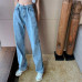 Denim Pants Wide Leg Jeans Loose Bottoms Long Trousers High Waist Harajuku