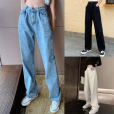 Denim Pants Wide Leg Jeans Loose Bottoms Long Trousers High Waist Harajuku