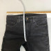 Womens Jeans Size 30 Black Skinny Frayed Hem Ankle Mid Rise Pants